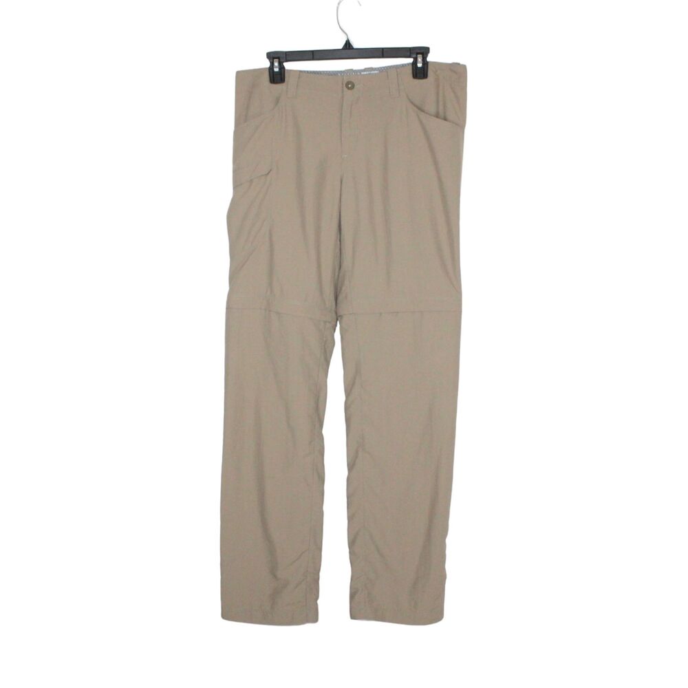 Mountain HardWear women's 8 khaki zip off straight leg pants 2 in 1 convertible